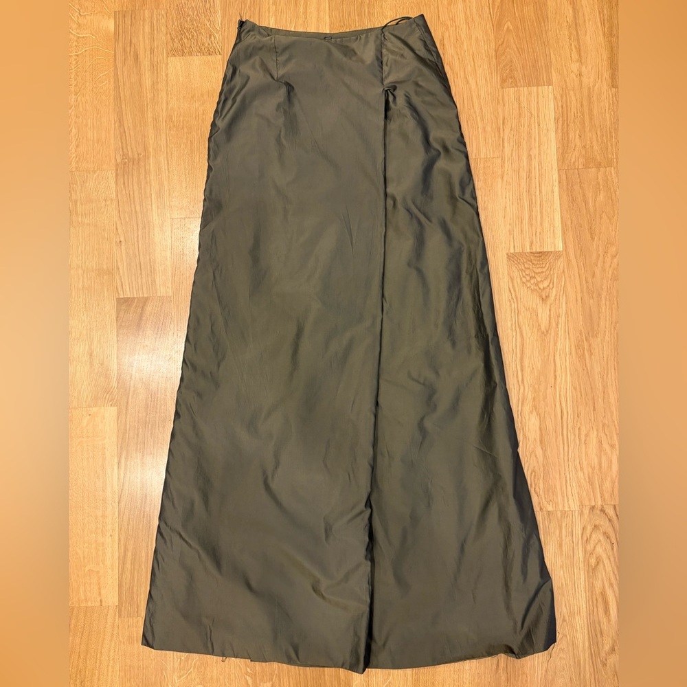 Maxi Skirt in Dark Olive, Size 6